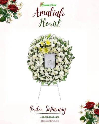 Krans Bunga Duka Cita di Popongan
