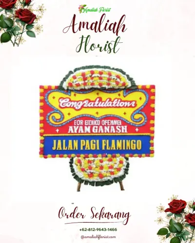 Bunga Papan Congratulation di Popongan